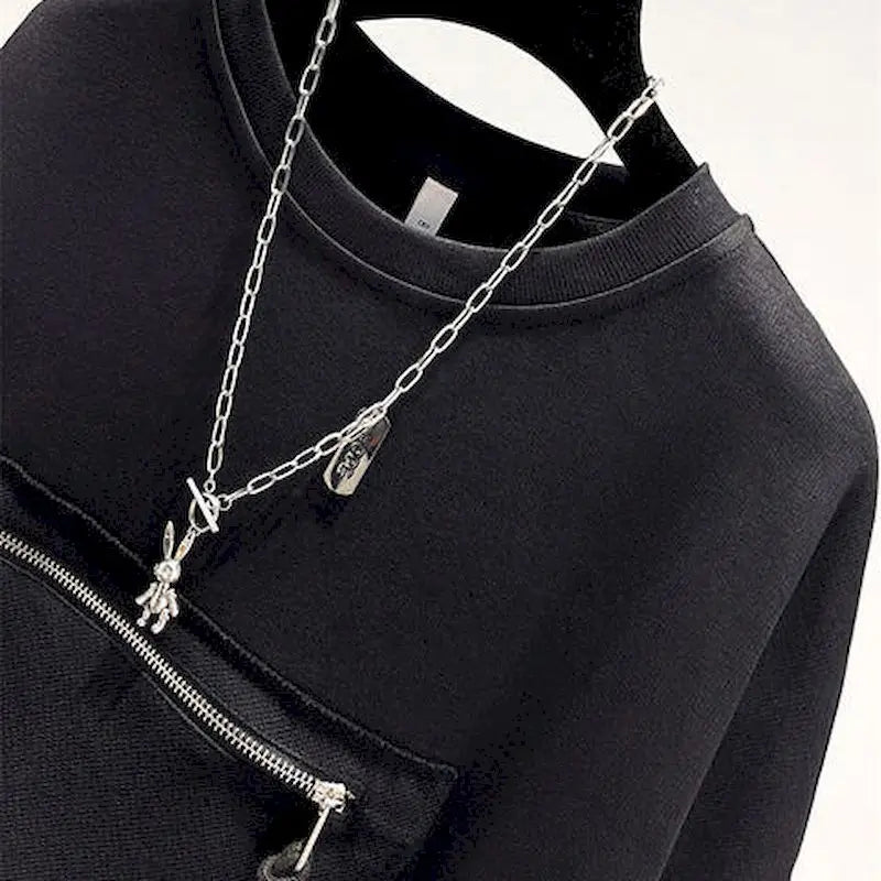 Autumn New Short Crewneck Sweatshirts Women Casual Long-sleeved