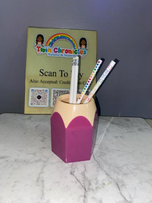 Pen & Pencil Holder-Teachers Gift - Twin Chronicles