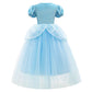 Girls Cinderella Cosplay LED Dress Up Clothes for Girls - Twin Chronicles 