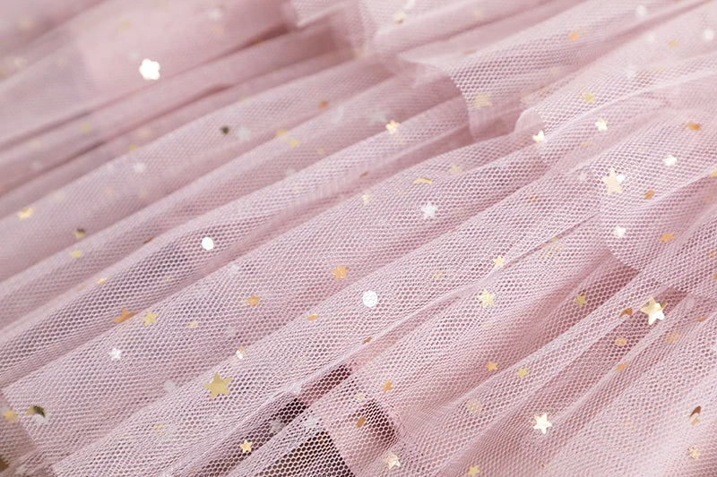 Girls Princess Dresses For Kids Sequin Elegant