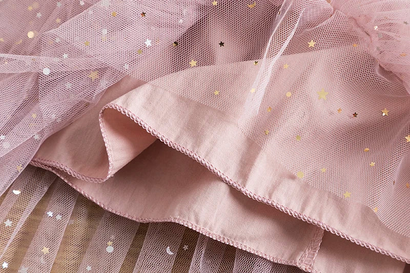 Girls Princess Dresses For Kids Sequin Elegant