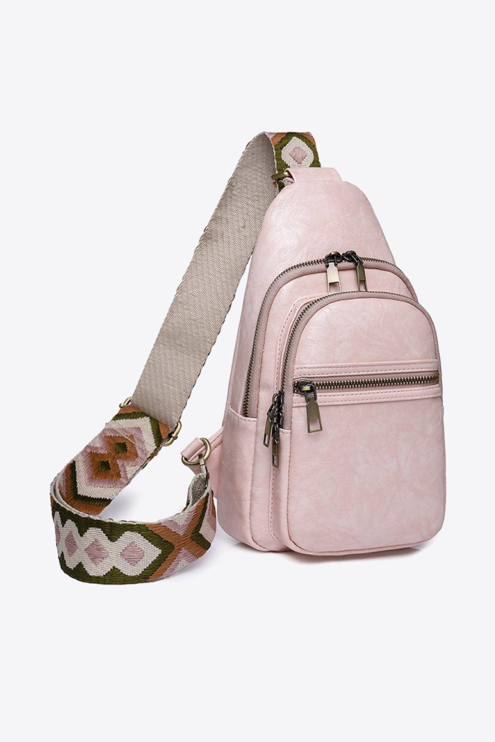 Baeful It's Your Time PU Leather Sling Bag - Twin Chronicles