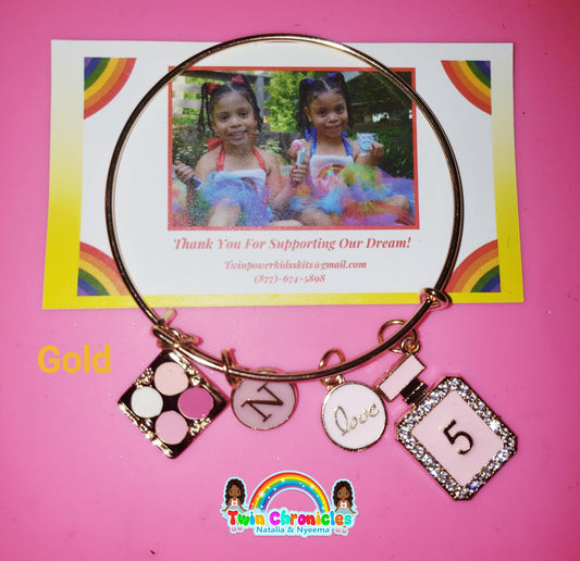 Makeup charm bracelet - Twin Chronicles