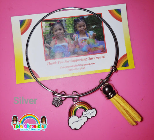 Rainbow charm bracelets - Twin Chronicles