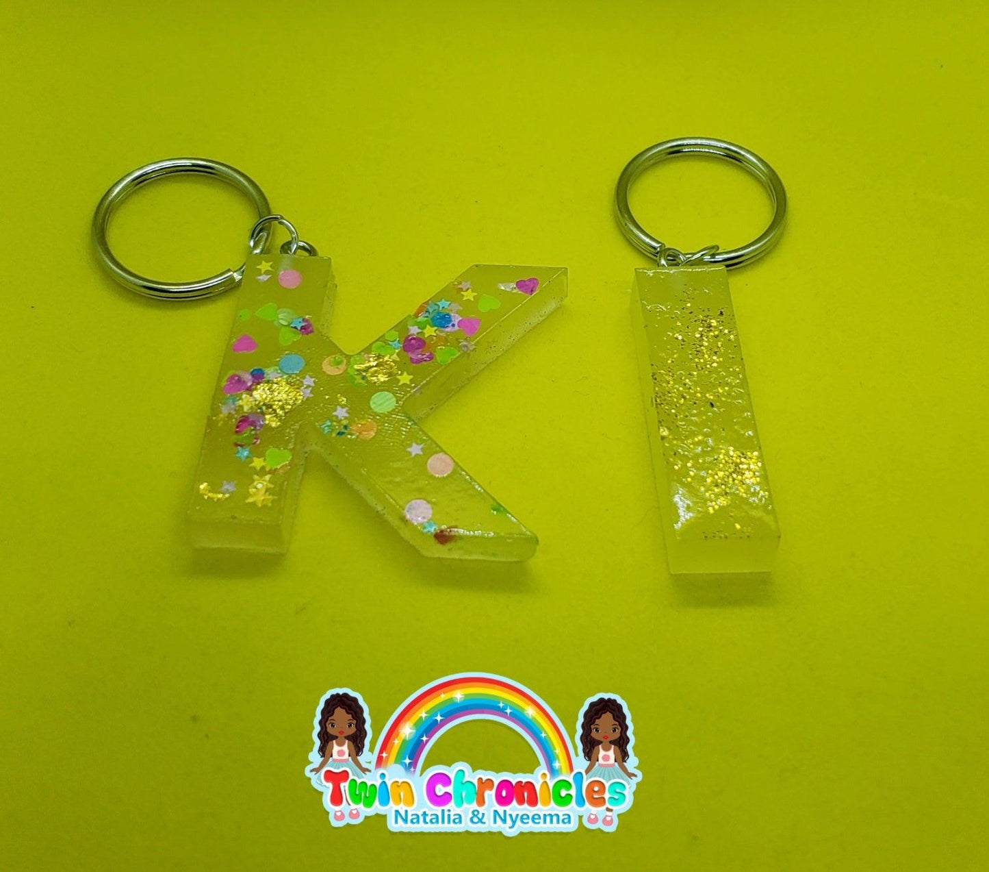 Letter keychains - Twin Chronicles