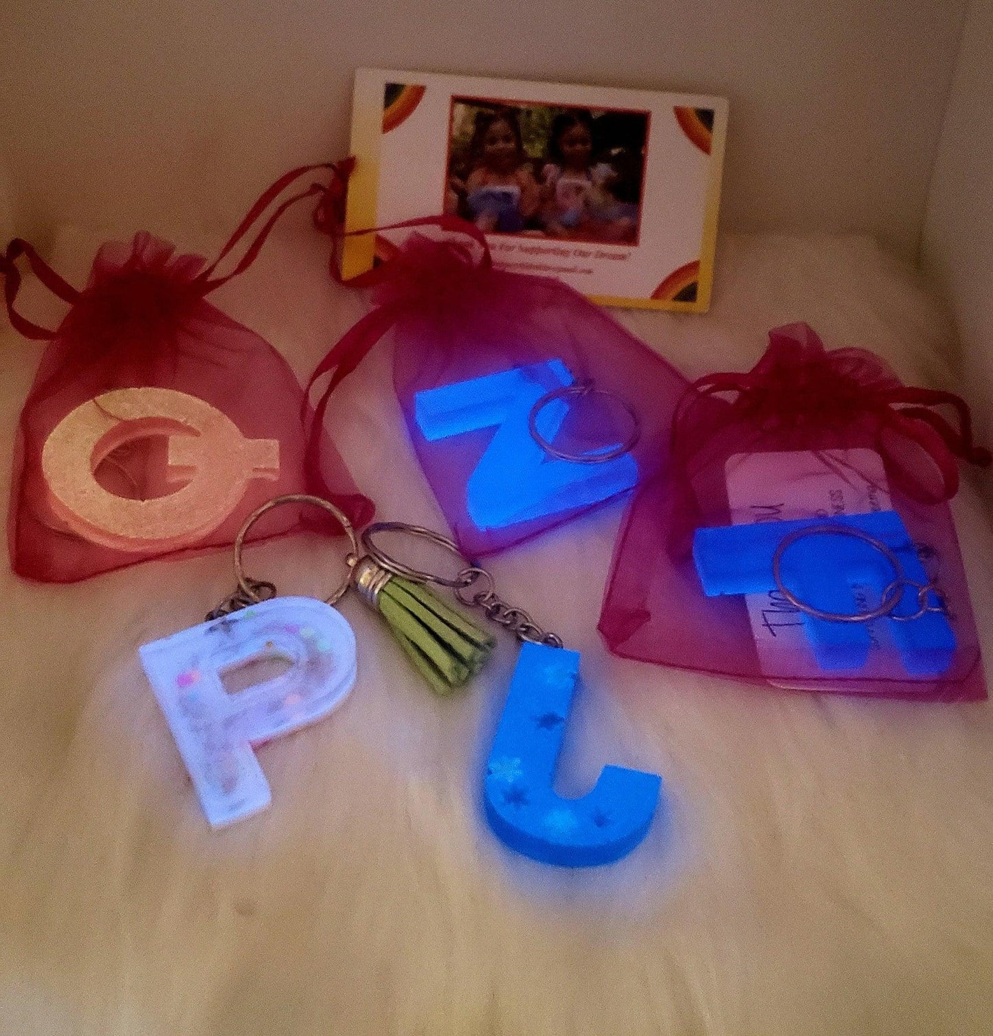 Letter keychains - Twin Chronicles