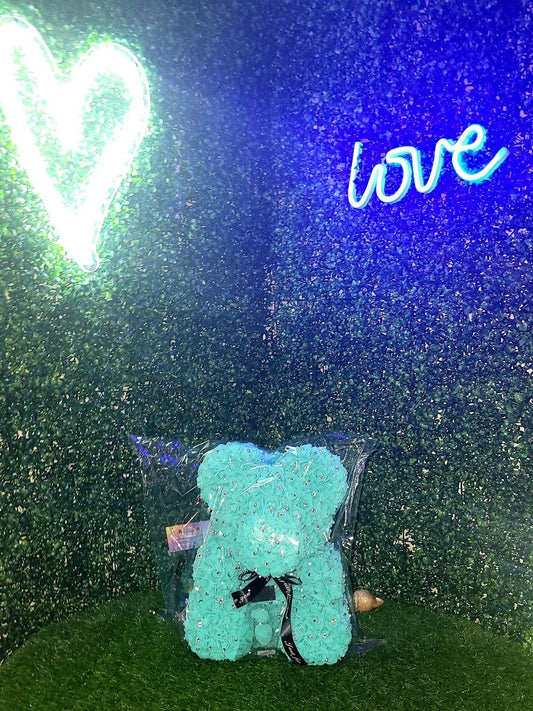 Huge-Bling Rose Bear - Twin Chronicles