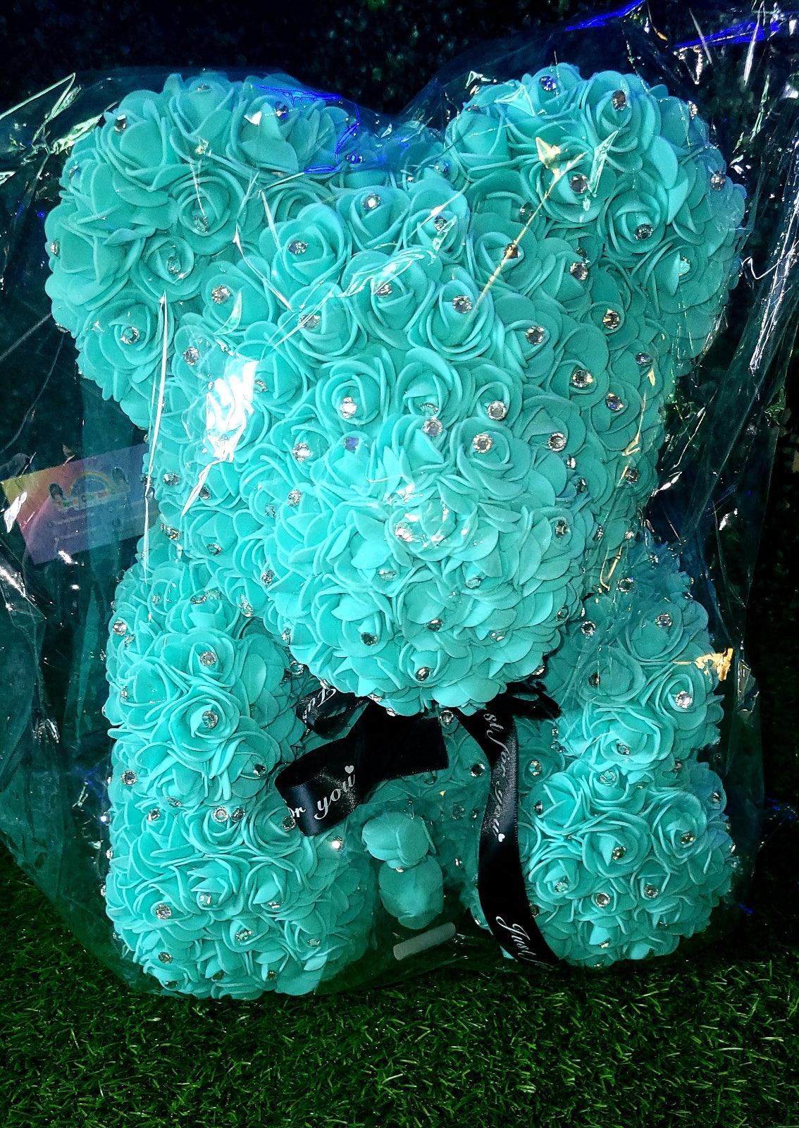 Huge-Bling Rose Bear - Twin Chronicles