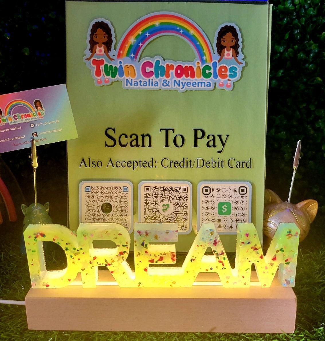 Word Plaques - Twin Chronicles