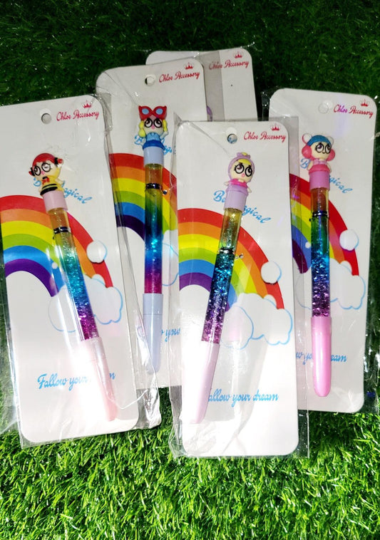 Rainbow glitter Pen's - Twin Chronicles