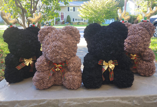 Christmas Rose Bears-Gifts-Rose-Bears-Reindeer - Twin Chronicles