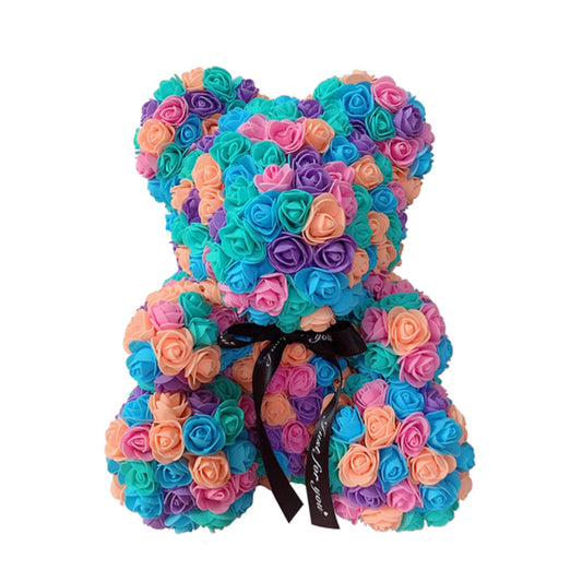 Multi-Color Rose Bears - Twin Chronicles