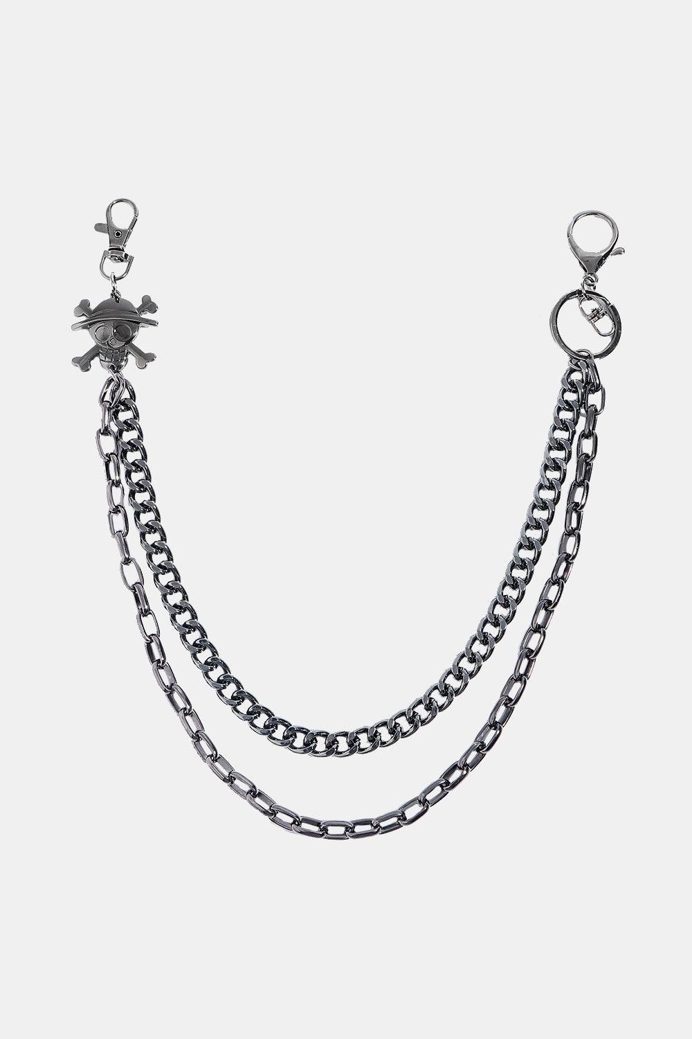 Treasure Point Shape Double Layer Alloy Belt - Twin Chronicles