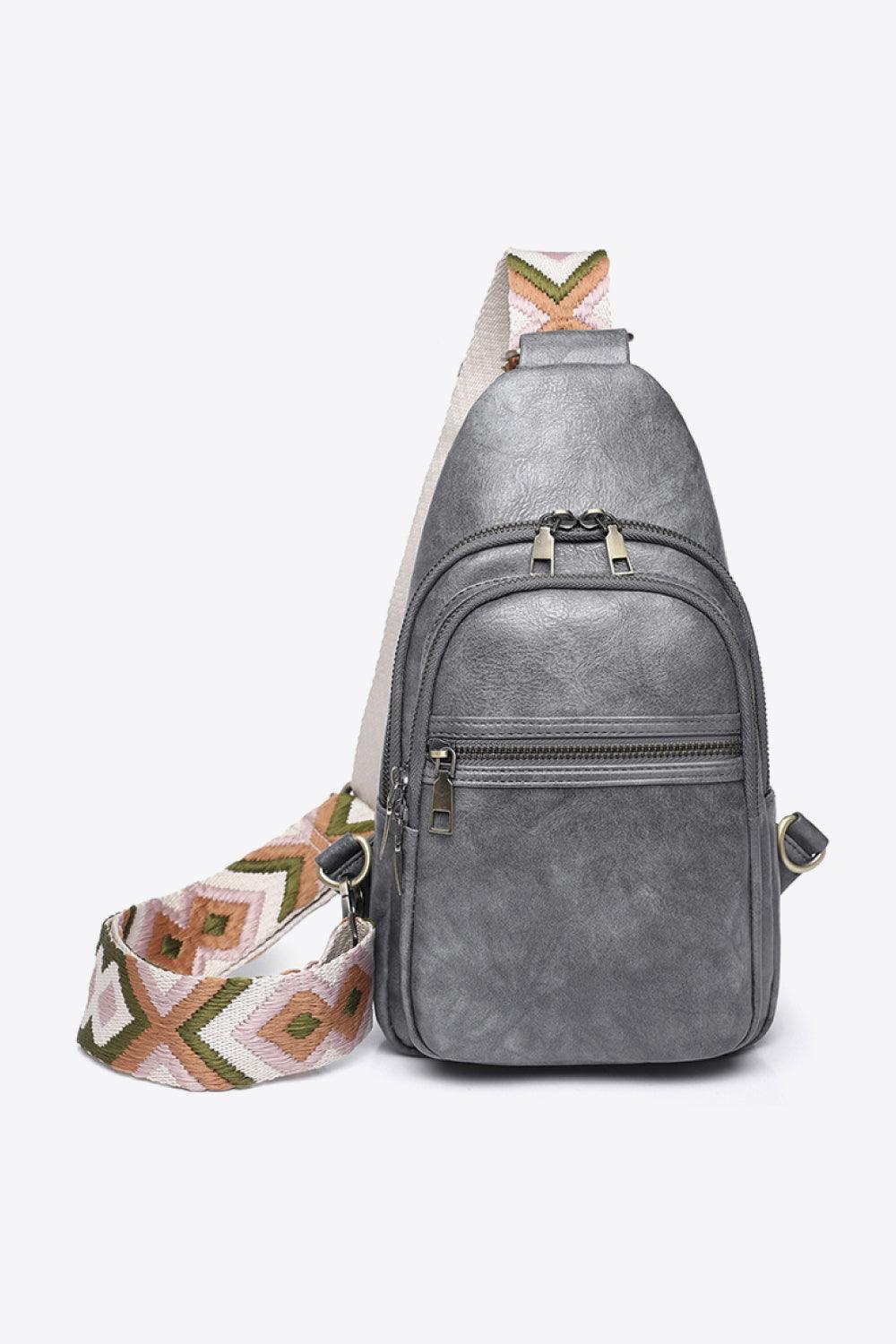 Baeful It's Your Time PU Leather Sling Bag - Twin Chronicles