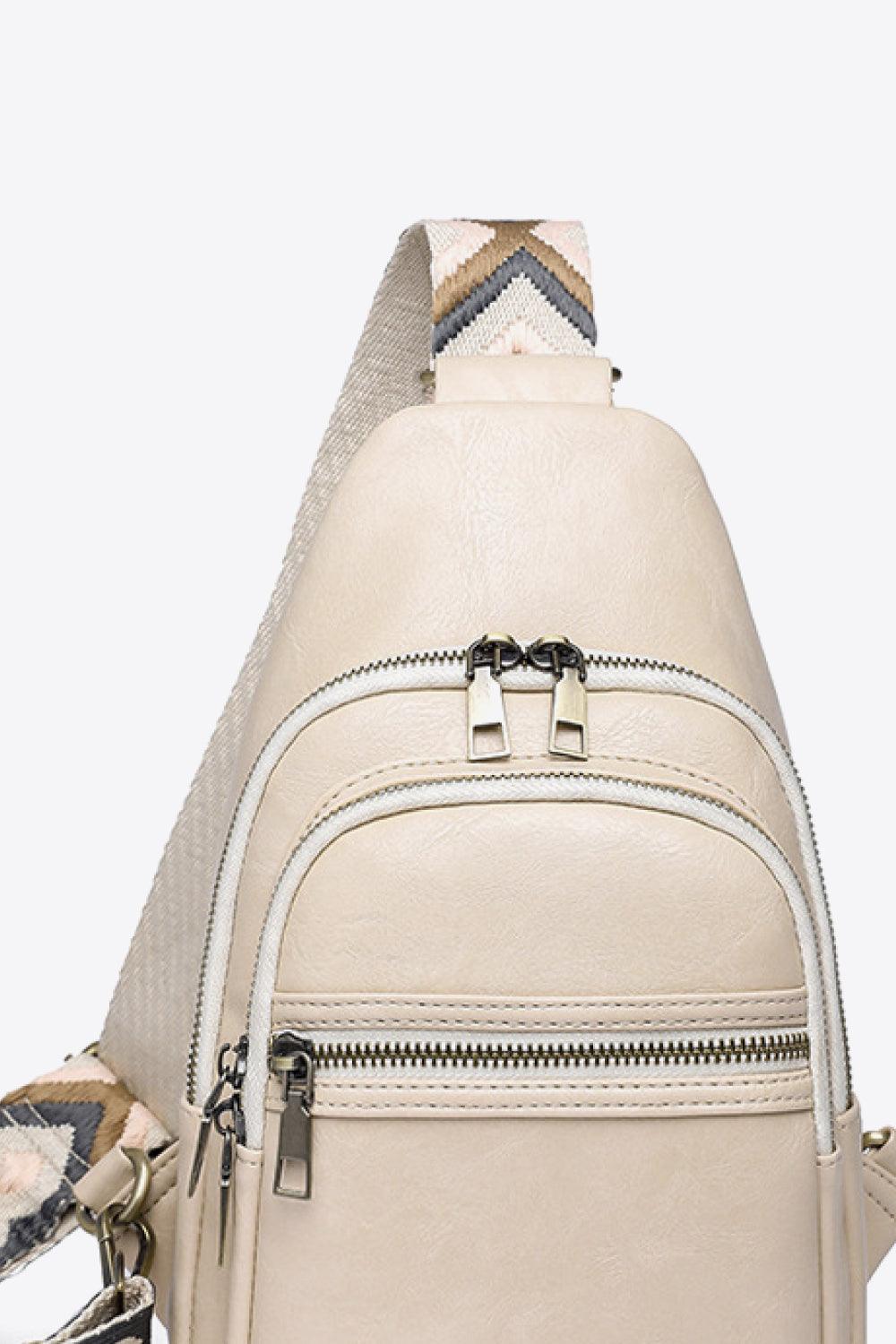 Baeful It's Your Time PU Leather Sling Bag - Twin Chronicles