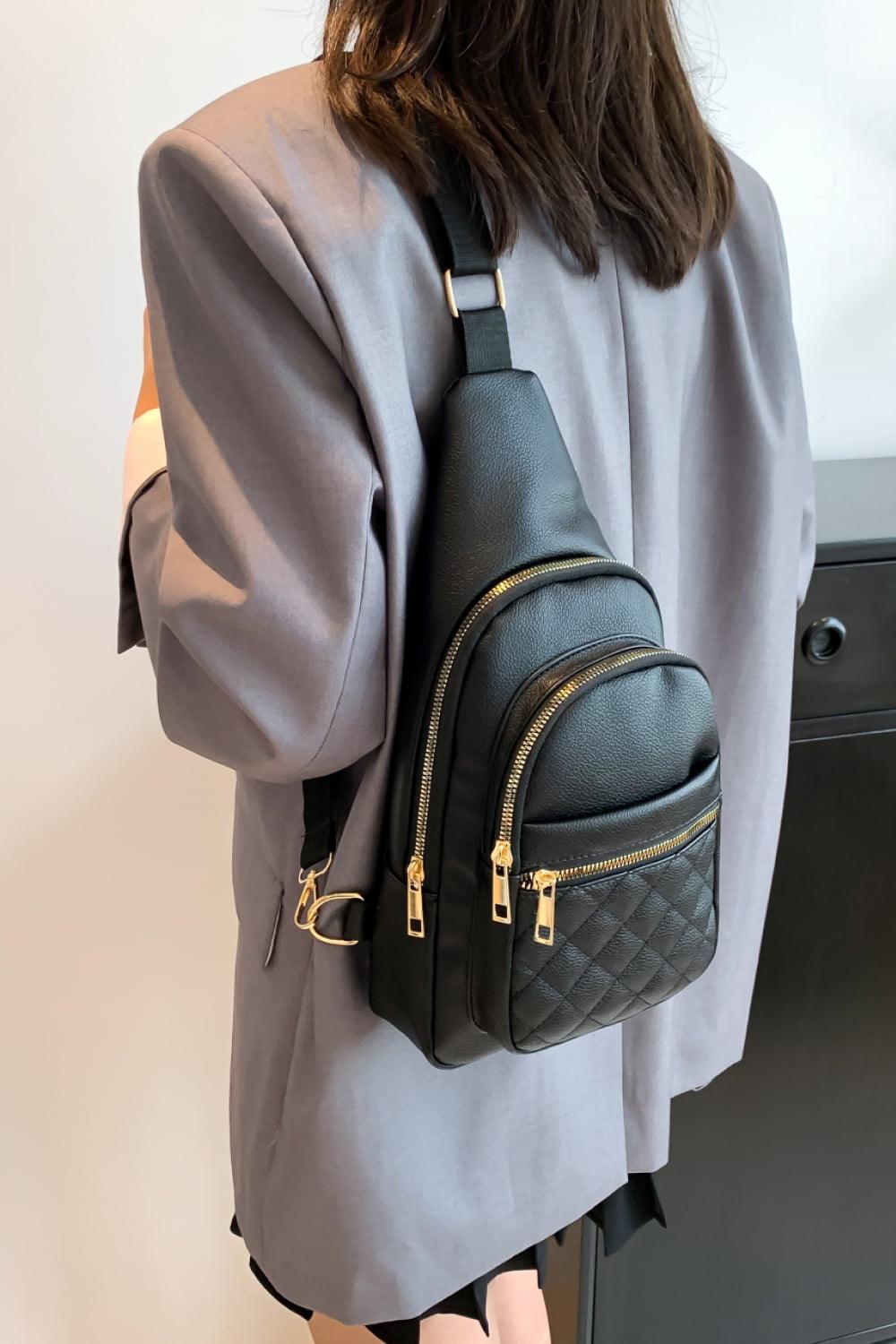 PU Leather Sling Bag - Twin Chronicles
