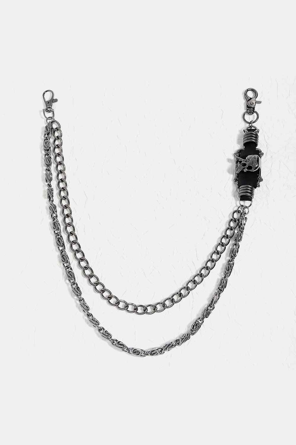 Double Layer Alloy Chain Belt - Twin Chronicles