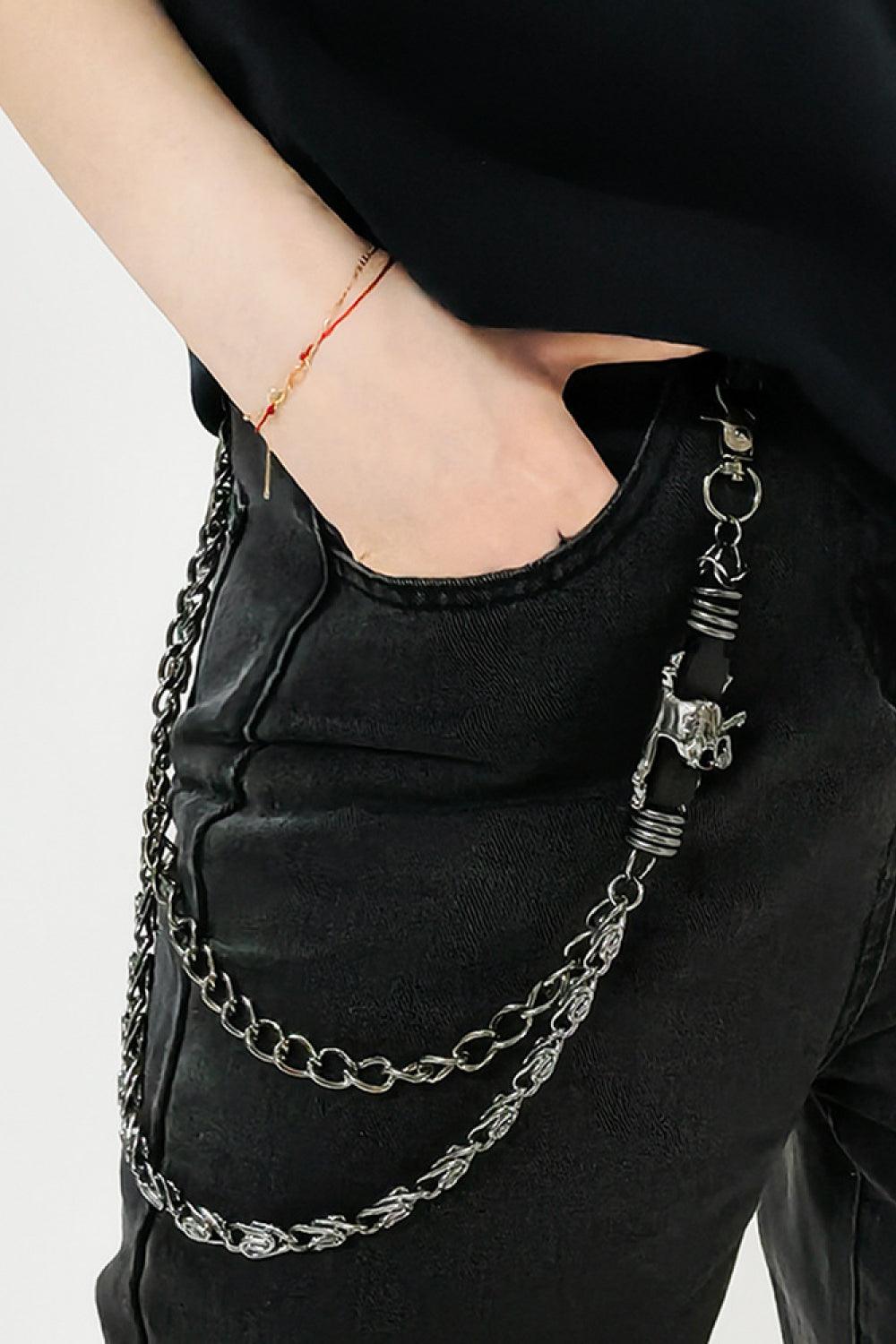 Double Layer Alloy Chain Belt - Twin Chronicles