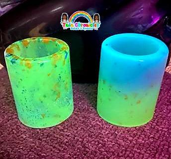 Glow in the dark Shot glasses - Twin Chronicles 