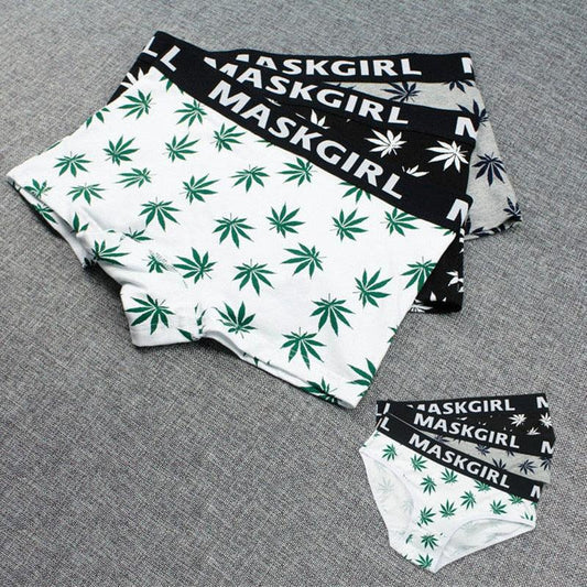 Cotton wind-leaf briefs big size wide edge briefs-boxers - Twin Chronicles