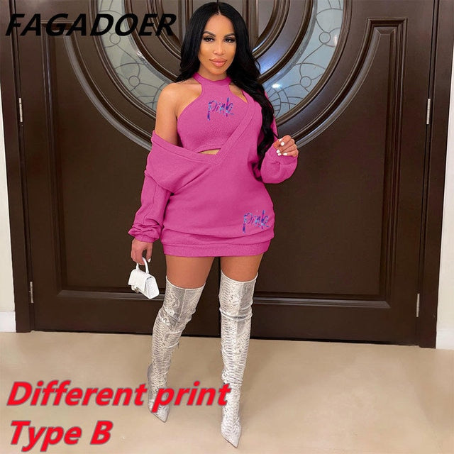 Two Piece Casual PINK Outfits - Twin Chronicles
