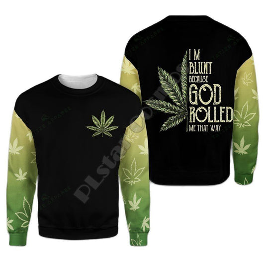 Green Leaf Reggae Streetwear Men/Women Pullover - Twin Chronicles