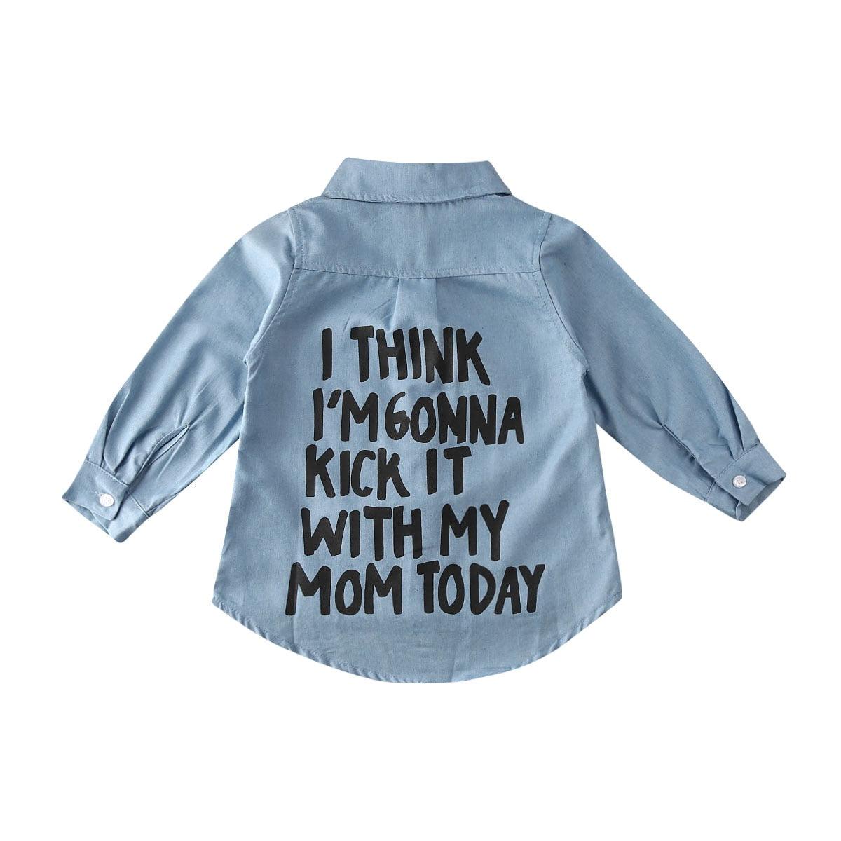Toddler Kids Denim Tops - Twin Chronicles