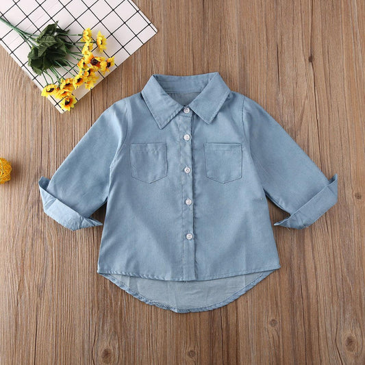 Toddler Kids Denim Tops - Twin Chronicles