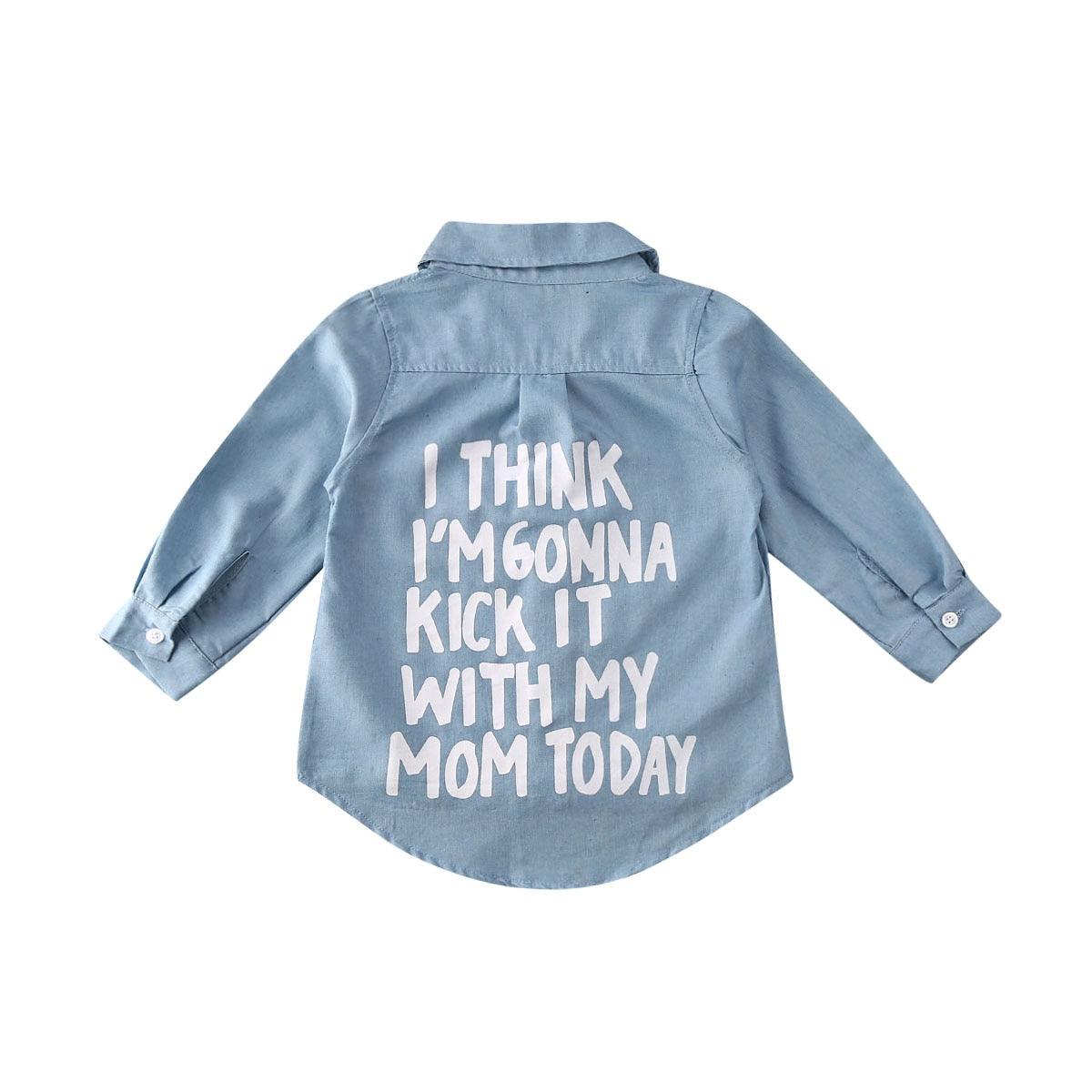 Toddler Kids Denim Tops - Twin Chronicles