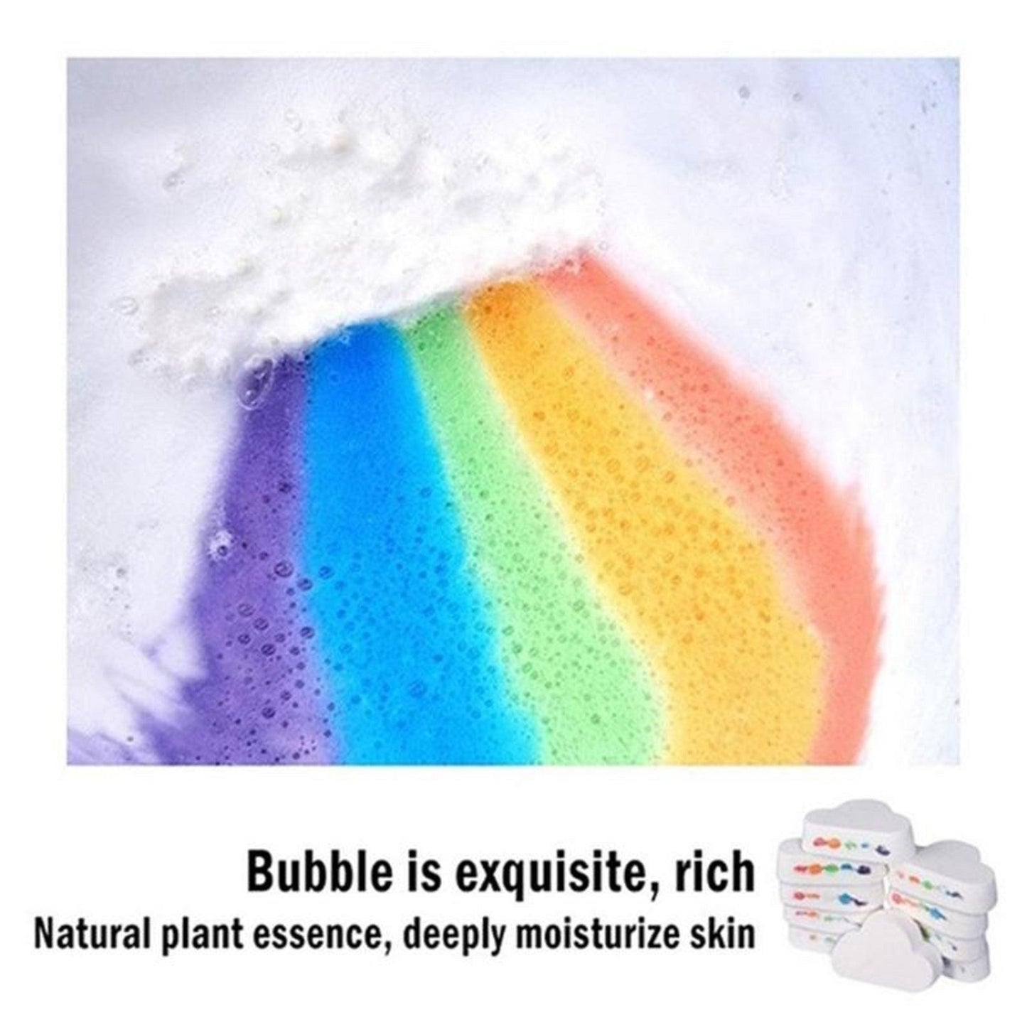Rainbow Cloud Bath Bomb - Twin Chronicles