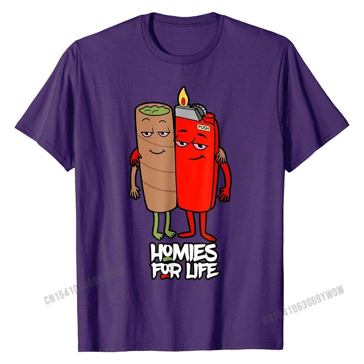 Funny Homies for Life Weed T-Shirt - Twin Chronicles 