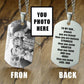 Personalized Dog Tag  Necklace Custom Photo-Engraved - Twin Chronicles 