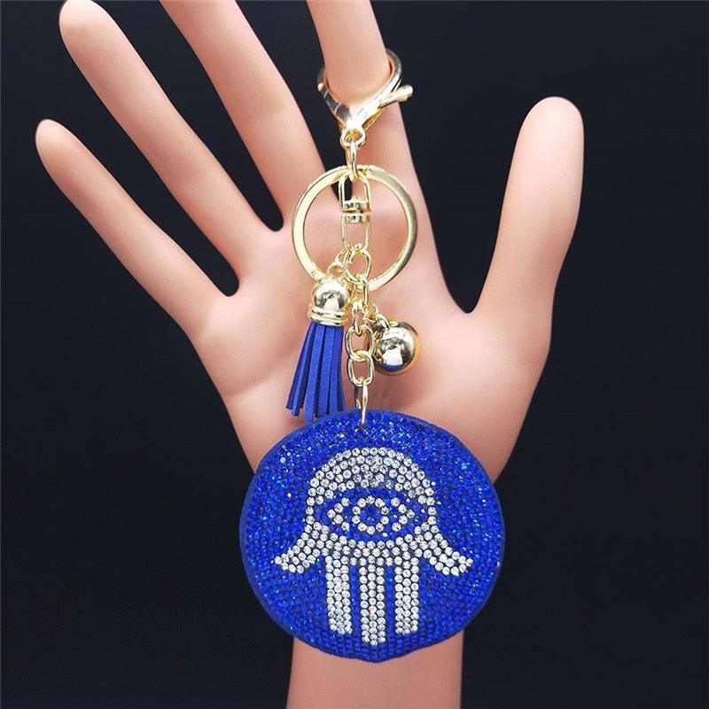 Evil eye Crystal Keychains - Twin Chronicles