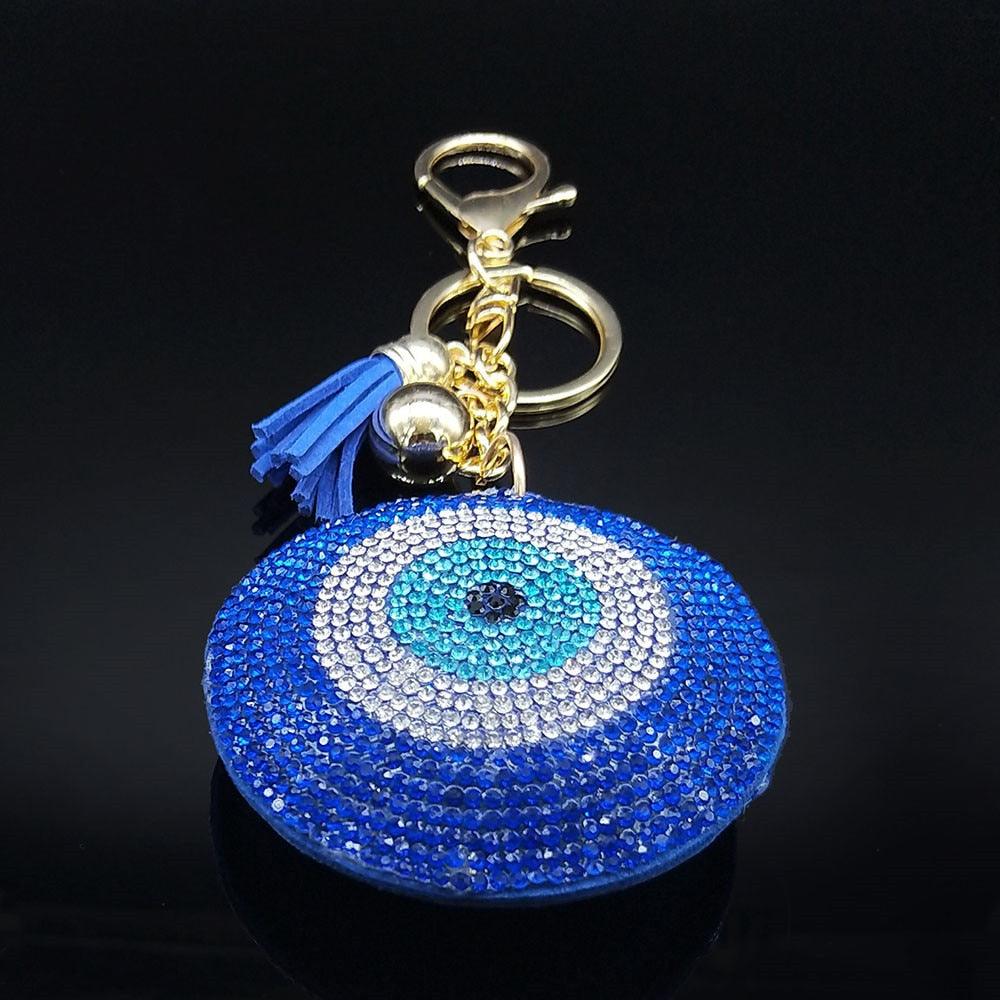 Evil eye Crystal Keychains - Twin Chronicles