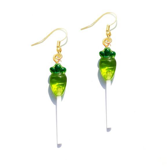 Lollipop Drop Earrings - Handmade Cute Girls earrings - Twin Chronicles