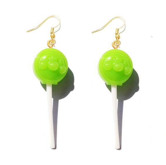 Lollipop Drop Earrings - Handmade Cute Girls earrings - Twin Chronicles
