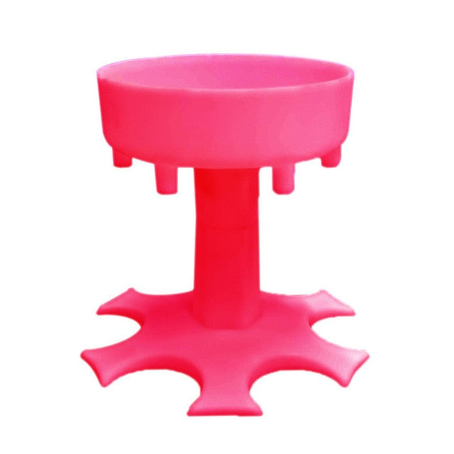 Liquor Dispenser 6 Shot Glass Dispenser Holder Drinking Games - Twin Chronicles