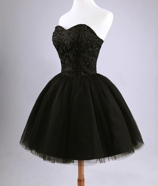 elegant women short prom dress lace up princess sweetheart beading fashion - Twin Chronicles