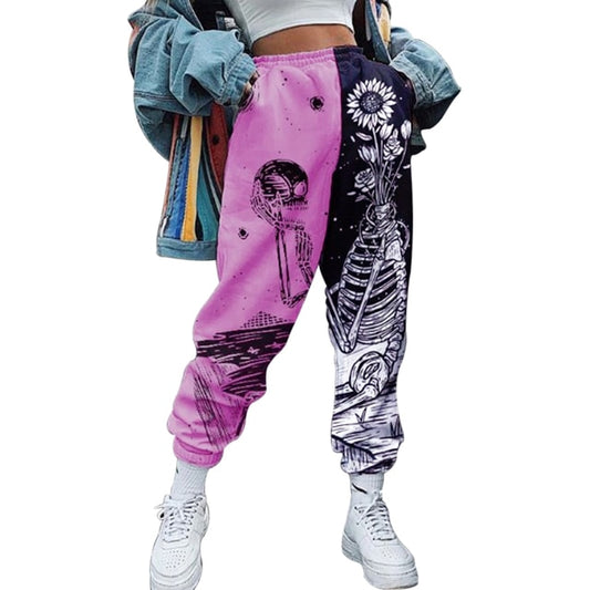 Women Fashion High Waist Wide Leg Sweatpants - Twin Chronicles