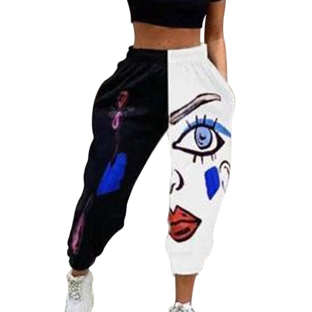 Women Fashion High Waist Wide Leg Sweatpants - Twin Chronicles