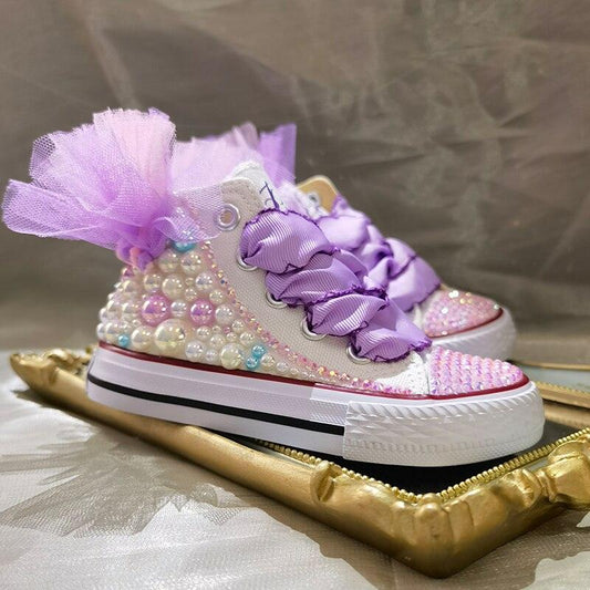 Kids Canvas Shoes For Girl Customized Shoes - Twin Chronicles