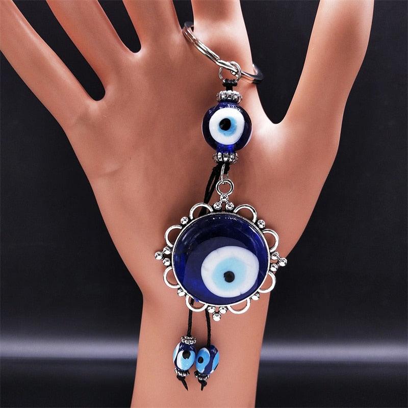 Evil eye Crystal Keychains - Twin Chronicles