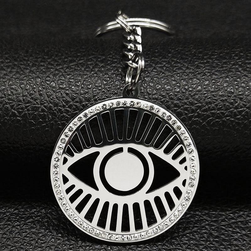 Evil eye Crystal Keychains - Twin Chronicles