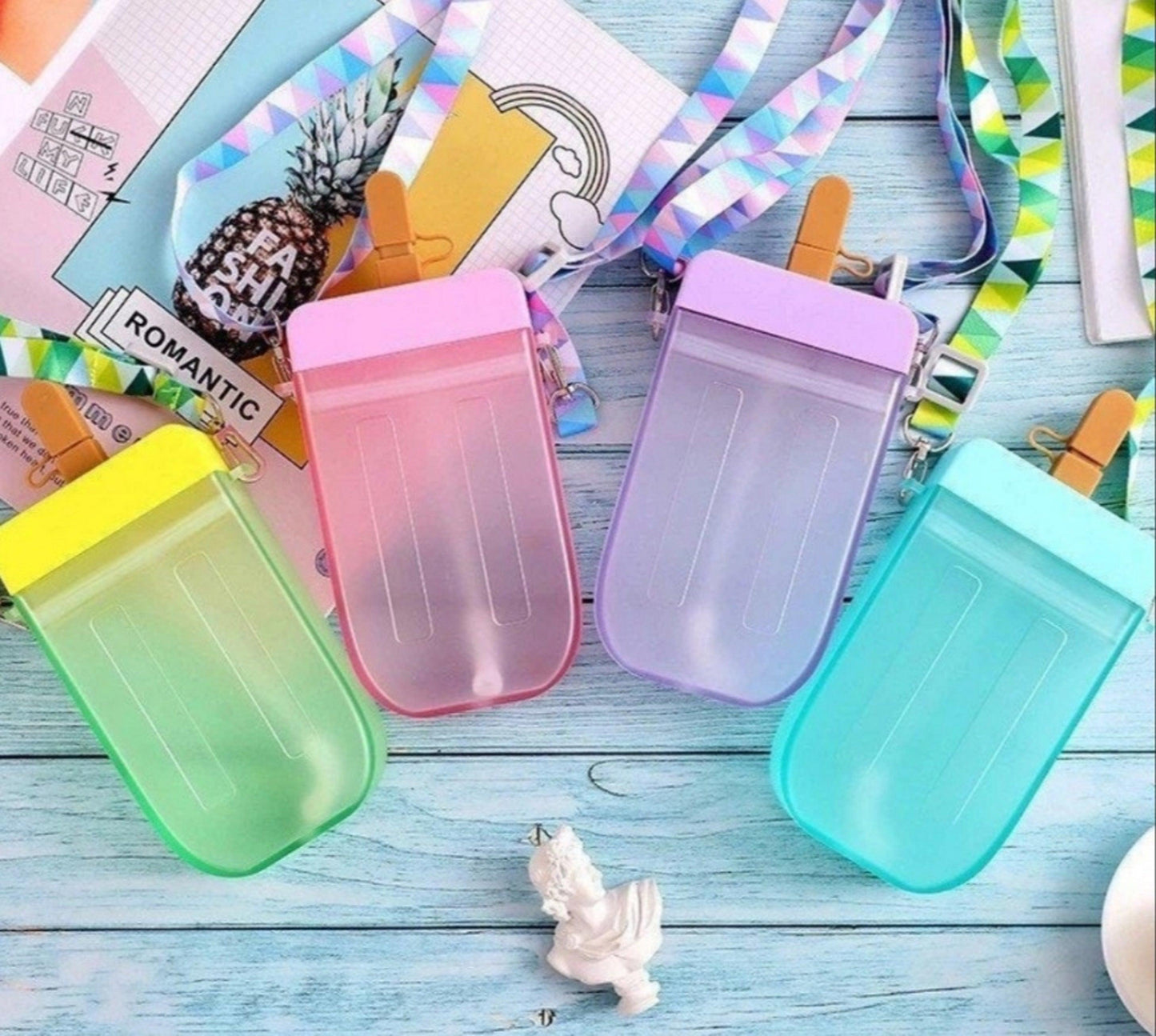 Pop cycle Water bottle-spill proof - Twin Chronicles