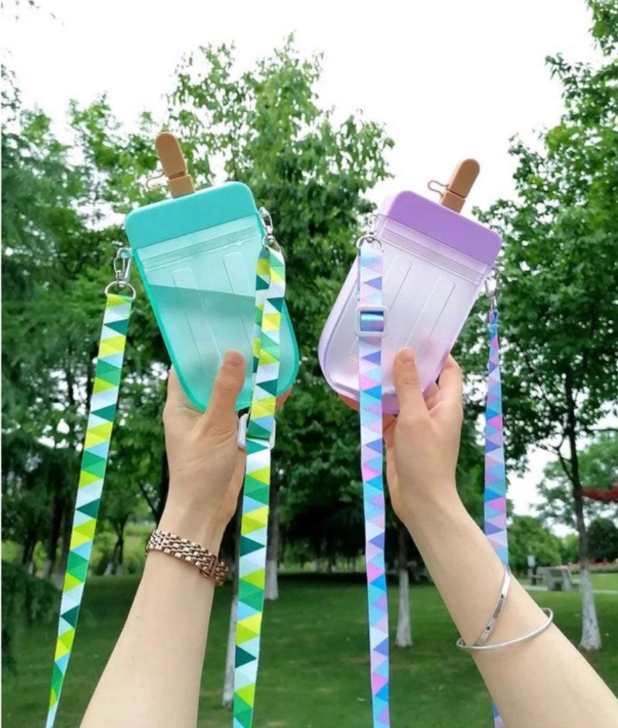 Pop cycle Water bottle-spill proof - Twin Chronicles
