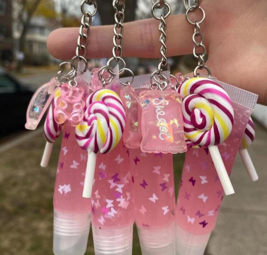 Candy Lip gloss Keychains - Twin Chronicles