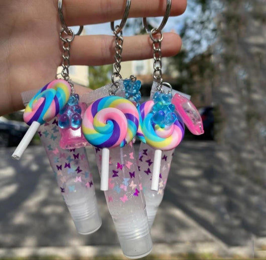 Candy Lip gloss Keychains - Twin Chronicles