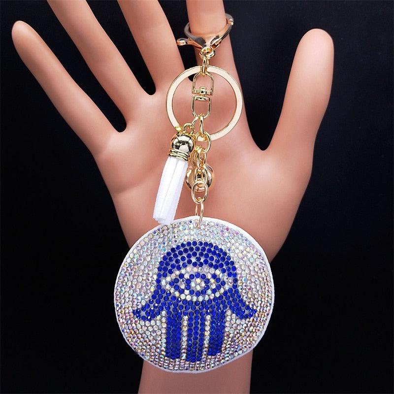 Evil eye Crystal Keychains - Twin Chronicles