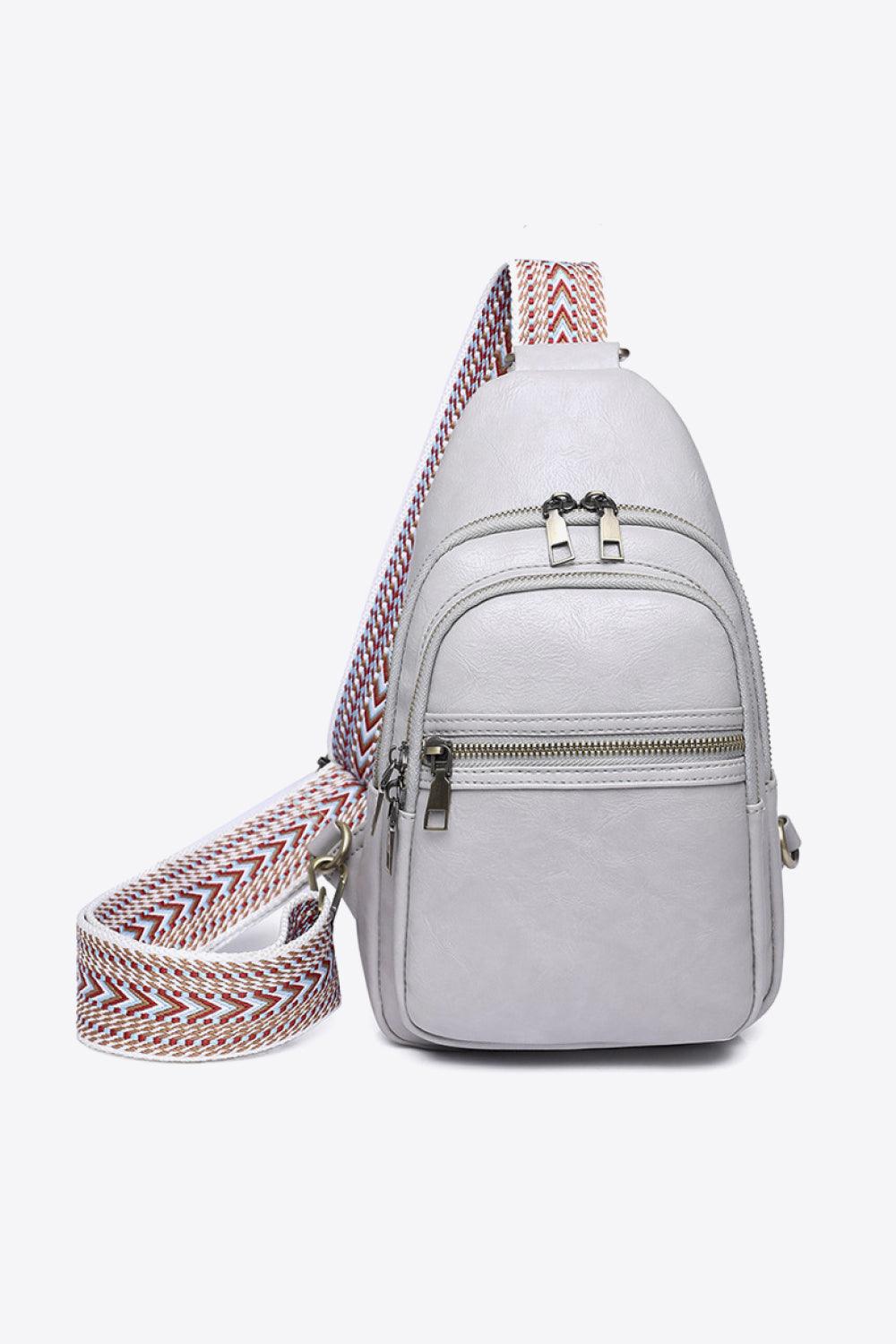 Baeful It's Your Time PU Leather Sling Bag - Twin Chronicles