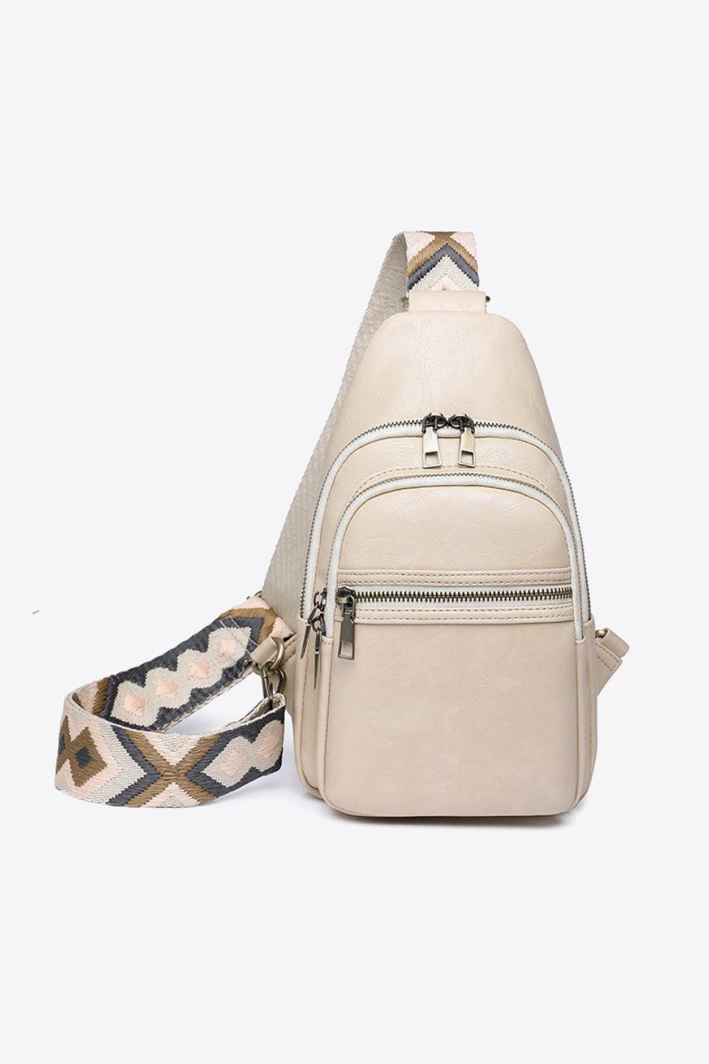 Baeful It's Your Time PU Leather Sling Bag - Twin Chronicles